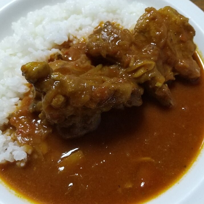 キノコの梅酒豚バラポークカレー